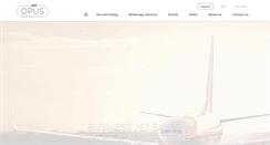 Desktop Screenshot of opusaero.com